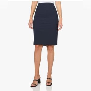 Theory Women's Skinny Pencil Skirt In Nocturne Navy Size 2